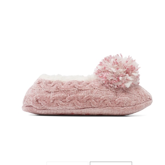 MeMoi pink shimmery plush knit slippers NWT - Picture 12 of 12